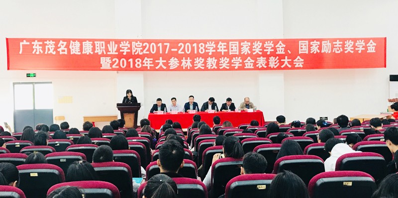 “大参林奖教金”突出贡献奖获奖团体代表谭伟群主任发言.jpg